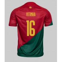 Koszulka piłkarska Portugalia Vitinha #16 Strój Domowy MŚ 2022 tanio Krótki Rękaw